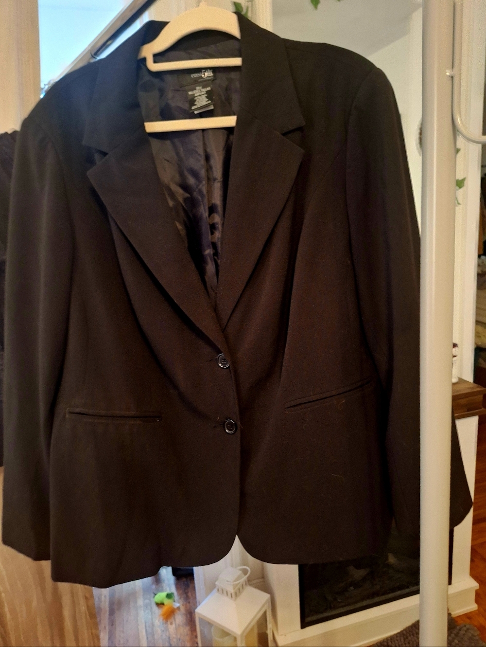 Women's Lined Black Blazer      Size 20w